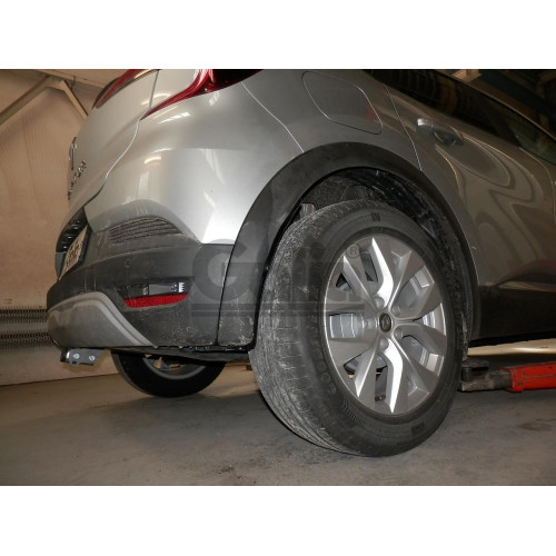 R103V GALIA Полностью оцинкованный фаркоп на Renault Symbioz 2024-, Renault Captur (Европейская версия, не Kaptur) 2019-, Mitsubishi ASX 2023-. Подрозетник убирается за бампер. Тип шара: AV (вертикальное быстросъемное крепление шара на ключе). Невидимый в