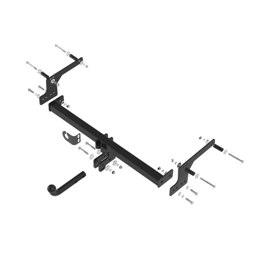 R23.01A FARKOPROS Фаркоп на Renault Duster 4WD 2011-2015, 2015-2021, 2021-2022 (без выреза бампера), Renault Duster 2WD 2011-2015, 2015-2021, 2021-2022, Nissan Terrano 2014-2022 (требуется подрезка бампера). Нагрузки: 1500/75 кг (без электрики в комплекте