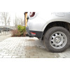 RDU-21-991124.00 PT GROUP Фаркоп с нержавеющей накладкой на Renault Duster 2021-2022 без подрезки бампера. Тип шара: E (легкосъемный шар под квадрат). Нагрузки: 1600/75 кг, масса фаркопа 19 кг (без электрики в комплекте)