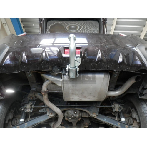 S127C GALIA Полностью оцинкованный фаркоп на Subaru XV 2011-2017. Подрозетник убирается за бампер. Тип шара: C (горизонтальный съемный). Невидимый вырез бампера. Нагрузки: 1600/75 кг, масса фаркопа 15,47 кг