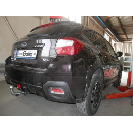 S127C GALIA Полностью оцинкованный фаркоп на Subaru XV 2011-2017. Подрозетник убирается за бампер. Тип шара: C (горизонтальный съемный). Невидимый вырез б