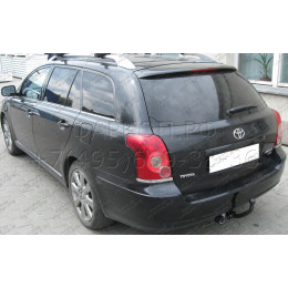 T-098 STEINHOF Фаркоп на Toyota Avensis универсал T27 2009-2018 без подрезки бампера. Тип шара: A. Нагрузки: 1800/80 кг, масса фаркопа 19,3 кг (без электрики в комплект