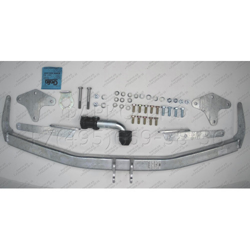 T068A GALIA Полностью оцинкованный фаркоп на Toyota Highlander 2010-2014. Тип шара: A. Требуется подрезка бампера. Нагрузки: 2500/120 кг, масса фаркопа 18,62 кг