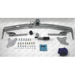 T068C GALIA Полностью оцинкованный фаркоп на Toyota Highlander 2010-2014. Тип шара: C (горизонтальный съемный). Требуется подрезка бампера. Нагрузки: 2500/120 кг, 
