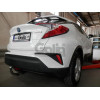 T073V GALIA Полностью оцинкованный фаркоп на Toyota C-HR 2018-2023, 2023-, Toyota Corolla хетчбек 2019-. Тип шара: AV (вертикальное быстросъемное крепление шара на ключе). Установка без выреза бампера. Нагрузки: 1600/80 кг, масса фаркопа 15,37 кг
