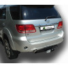 T122-F Лидер-плюс ТСУ для Toyota Fortuner 2005-2013, 2013-2017 без снятия и выреза бампера. Тип шара: F. Нагрузки: 2000/100 кг, масса фаркопа 19,9 кг (без электрики в комплекте)