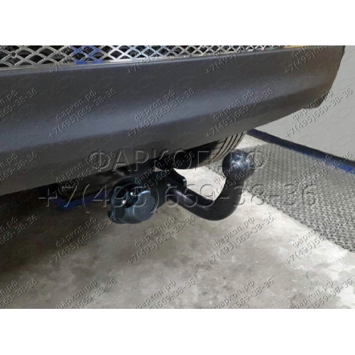 TCU00003 ТСС Распродажа! Фаркоп оцинкованный на Hyundai Tucson 2015-2018 без подрезки бампера. Тип шара: A. Нагрузки: 1700/80 кг