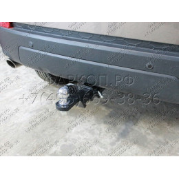 TCU00008N ТСС Фаркоп на Land Rover Range Rover Sport 2012-2022. Вырез в нижней части пыльника. Тип шара: E (шаровый узел под американский квадрат с нержавеющим шар