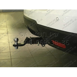 TCU00017 ТСС Фаркоп на Nissan X-Trail T32 2015-2018, 2018-2022 без подрезки бампера. Тип шара: E (шаровый узел под американский квадрат). Нагрузки: 1600/100 кг