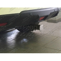 TCU00017 ТСС Фаркоп на Nissan X-Trail T32 2015-2018, 2018-2022 без подрезки бампера. Тип шара: E (шаровый узел под американский квадрат). Нагрузки: 1600/100 кг