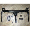 TCU00044N ТСС Фаркоп на Volkswagen Tiguan 2016-2024 без подрезки бампера. Тип шара: E (шаровый узел под американский квадрат с нержавеющим шаром). Нагрузки: 2500/100 кг