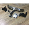 TCU00064 ТСС Фаркоп на Toyota Land Cruiser 200 2007-2021 с накладкой с надписью Land Cruiser без подрезки бампера. Тип шара: E (шаровый узел под американский квадрат). Нагрузки: 1500/100 кг