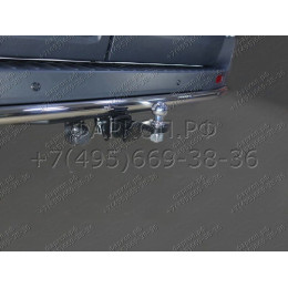 TCU00108 ТСС Фаркоп на Ford Transit 2014- без подрезки бампера. Тип шара: E (шаровый узел под американский квадрат). Нагрузки: 3500/150 кг