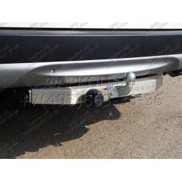 TCU00115 ТСС Фаркоп на Honda CR-V 2017-2022 с накладкой с надписью Honda без подрезки бампера. Тип шара: F. Нагрузки: 1500/100 кг