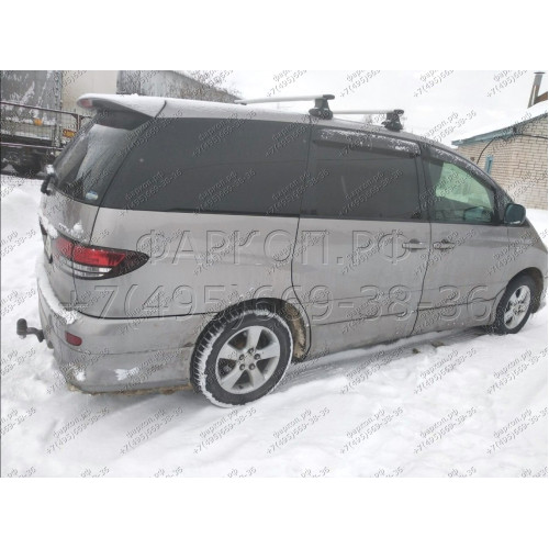 H.T47.E HALTY Фаркоп на Toyota Estima 2000-2006 (в т.ч. комплектация Aeras), Toyota Alphard 2002-2008, Toyota Previa 2000-2006. Возможно потребуется подрезка бампера. Тип шара: E. Нагрузки: 750/75 кг, масса фаркопа 23,8 кг