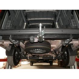 V085C GALIA Полностью оцинкованный фаркоп на Volkswagen Crafter II фургон со ступенькой, одинарные колеса сзади 2017-, MAN TGE фургон со ступенькой 2016-. Без выре