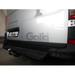 V085C GALIA Полностью оцинкованный фаркоп на Volkswagen Crafter II фургон со ступенькой, одинарные колеса сзади 2017-, MAN TGE фургон со ступенькой 2016-. Без выре