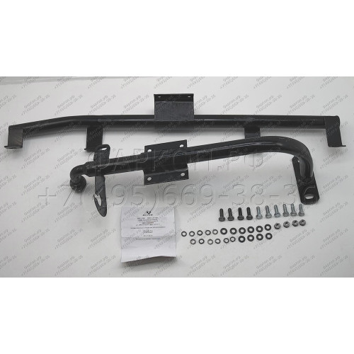 VAZ-23 AVTOS Фаркоп на Chevrolet Niva 2123 2002-2020. Необходима подрезка бампера. Тип шара: H (несъемный сварной). Нагрузки: 1300/50 кг, масса фаркопа 10,7 кг (без электрики в комплекте)