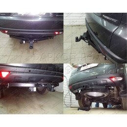 Y.031 IMIOLA Фаркоп Mitsubishi Pajero Sport 2008-2016, 2016-2021 без подрезки бампера. Тип шара: E. Нагрузки: 1500/75 кг (без электрики в комплекте)
