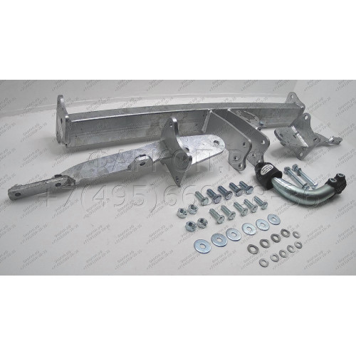 S115A GALIA Полностью оцинкованный фаркоп на Subaru Legacy седан/универсал 2009-2018. Подрозетник убирается за бампер. Тип шара: A. Невидимый вырез бампера. Нагрузки: 2100/85 кг, масса фаркопа 16,22 кг