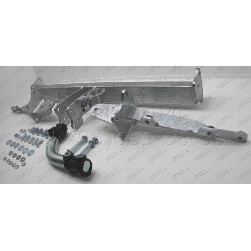 S115A GALIA Полностью оцинкованный фаркоп на Subaru Legacy седан/универсал 2009-2018. Подрозетник убирается за бампер. Тип шара: A. Невидимый вырез бампера. Нагрузки: 2100/85 кг, масса фаркопа 16,22 кг