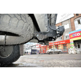 3065-F ORIS Фаркоп на Toyota Hilux (с отбойным брусом) 2008-2015 без выреза в бампере. Тип шара: F. Нагрузки: 1500/75 кг, масса фаркопа 14 кг (без электрики в компле