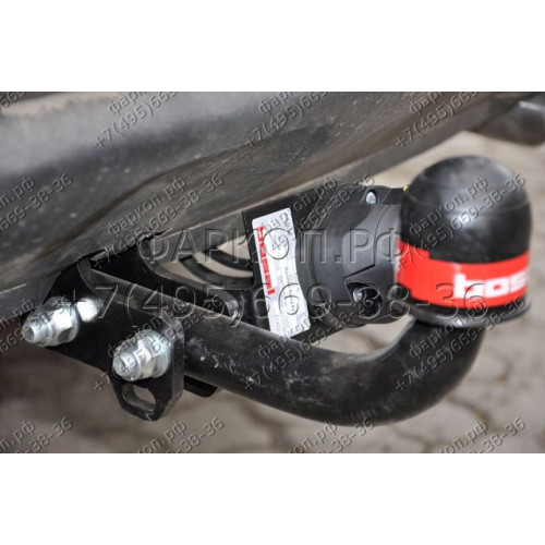 4227-A ORIS Фаркоп на Hyundai Santa Fe 2006-2012. Необходима подрезка бампера. Тип шара: A. Нагрузки: 1500/75 кг, масса фаркопа 22,2 кг (без электрики в комплекте)