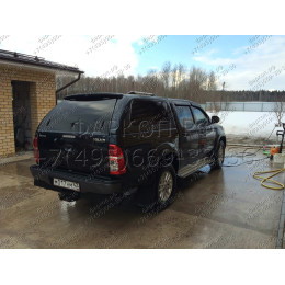 3065-F ORIS Фаркоп на Toyota Hilux (с отбойным брусом) 2008-2015 без выреза в бампере. Тип шара: F. Нагрузки: 1500/75 кг, масса фаркопа 14 кг (без электрики в компле