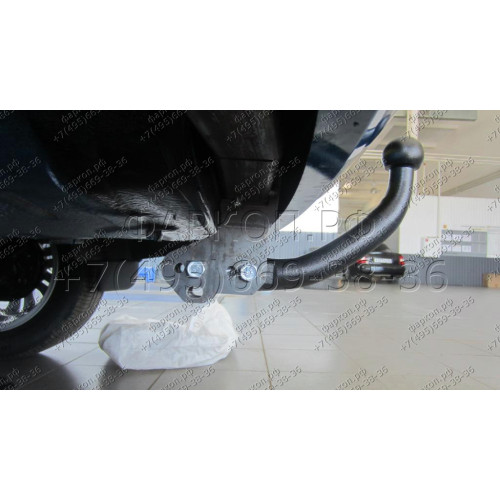 1432-A ORIS Фаркоп на Renault Logan II седан 2014-2022 без выреза в бампере, Renault Sandero 2014-2022 необходима подрезка бампера. Тип шара: A. Нагрузки: 1100/75 кг, масса фаркопа 15,7 кг (без электрики в комплекте)