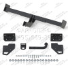F.4011.001 BERG Фаркоп на Mitsubishi Pajero IV 2007-2020, Mitsubishi Pajero III 2000-2007 без снятия и подрезки бампера. Тип шара: A. Нагрузки: 2000/75 кг, масса фаркопа 24 кг (без электрики в комплекте)