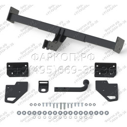 F.4011.001 BERG Фаркоп на Mitsubishi Pajero IV 2007-2020, Mitsubishi Pajero III 2000-2007 без снятия и подрезки бампера. Тип шара: A. Нагрузки: 2000/75 кг, масса фаркопа 24 кг (без эле