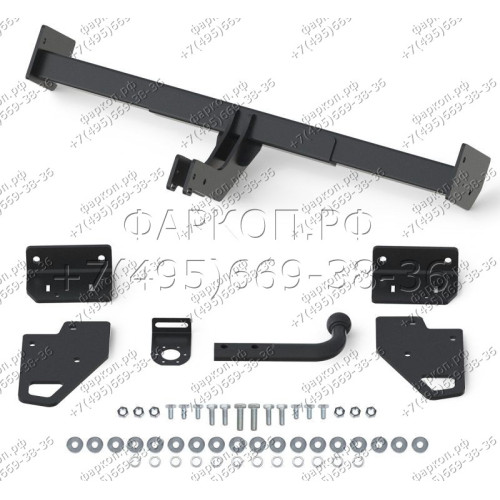 F.4011.001 BERG Фаркоп на Mitsubishi Pajero IV 2007-2020, Mitsubishi Pajero III 2000-2007 без снятия и подрезки бампера. Тип шара: A. Нагрузки: 2000/75 кг, масса фаркопа 24 кг (без электрики в комплекте)