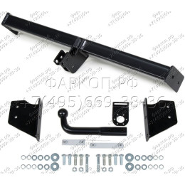 F.4111.001 BERG Фаркоп на Nissan Qashqai 2006-2014 (необходима подрезка бампера), 2014-2022 (без выреза бампера). Тип шара: A. Нагрузки: 1500/75 кг, масса фаркопа 16,8 кг (б