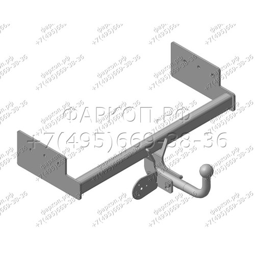 FD 05 AVTOS Фаркоп на Ford Transit фургон 1994-2000 без подрезки бампера. Тип шара: H (несъемный сварной). Нагрузки: 1200/75 кг, масса фаркопа 16 кг (без электрики в комплекте)