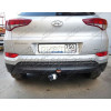 HY 28 AVTOS Фаркоп на Hyundai Tucson дорестайл 2015-2018 без подрезки бампера. Тип шара: A. Нагрузки: 2000/100 кг, масса фаркопа 17,5 кг (без электрики в комплекте)