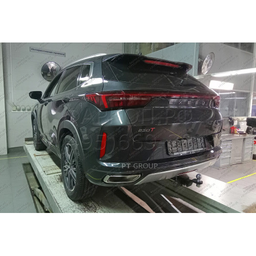 ELX-21-991122.00 PT GROUP Фаркоп на Xcite X-Cross 7 2024-, Exeed LX 2021-, Chery Tiggo 7 Pro 2020-2024, Chery Tiggo 7 Pro Max 2023- без подрезки бампера. Тип шара: E (легкосъемный шар под квадрат). Нагрузки: 1500/75 кг, масса фаркопа 16,8 кг (без электрик