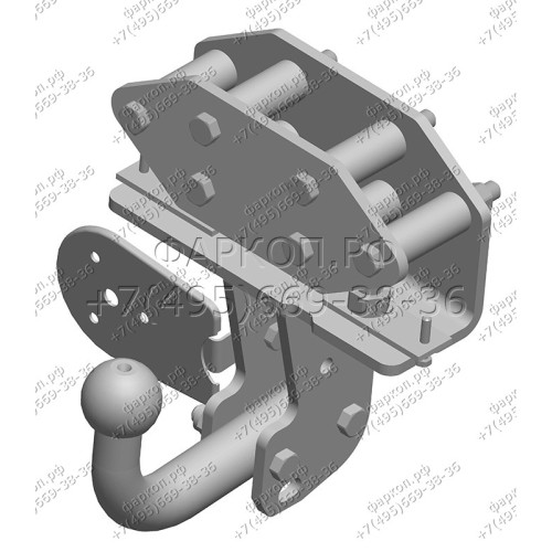 TY 19 AVTOS Фаркоп на Toyota Land Cruiser 200 2007-2021, Lexus LX 2007-2022. Необходима подрезка бампера. Тип шара: A. Нагрузки: 2700/100 кг, масса фаркопа 10,5 кг (без электрики в комплекте)