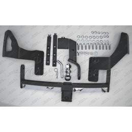 NXT-07-991124.00 PT GROUP Фаркоп с нержавеющей накладкой на Nissan X-Trail T31 2007-2014 без подрезки бампера. Тип шара: E (легкосъемный шар под квадрат). Нагрузки: 220