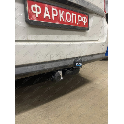 1175-A ORIS Фаркоп на Opel Zafira B 2005-2012. Необходима подрезка бампера. Тип шара: A. Нагрузки: 1500/75 кг, масса фаркопа 17,2 кг (без электрики в комплекте)