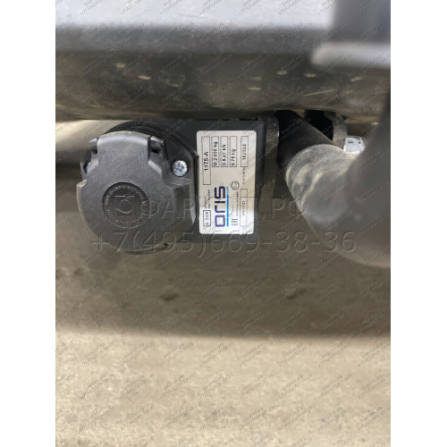 1175-A ORIS Фаркоп на Opel Zafira B 2005-2012. Необходима подрезка бампера. Тип шара: A. Нагрузки: 1500/75 кг, масса фаркопа 17,2 кг (без электрики в комплекте)