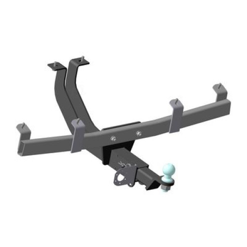 1230-EN ORIS Фаркоп на Шниву (Chevrolet Niva 2123) 4x4 под американский квадрат 2002-2020, Lada Niva 2020-2021, Lada Niva Travel 2021- без подрезки бампера. Тип шара: E. Нагрузки: 1500/75 кг, масса фаркопа 16,7 кг (без электрики в комплекте)