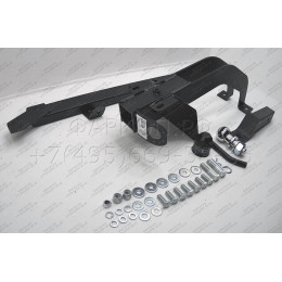 1230-EN ORIS Фаркоп на Шниву (Chevrolet Niva 2123) 4x4 под американский квадрат 2002-2020, Lada Niva 2020-2021, Lada Niva Travel 2021- без подрезки бампера. Тип шара: E. Нагрузки: 1500/75