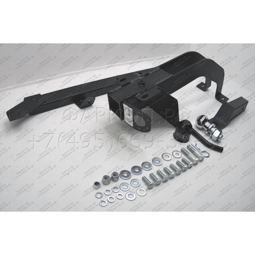 1230-EN ORIS Фаркоп на Шниву (Chevrolet Niva 2123) 4x4 под американский квадрат 2002-2020, Lada Niva 2020-2021, Lada Niva Travel 2021- без подрезки бампера. Тип шара: E. Нагрузки: 1500/75 кг, масса фаркопа 16,7 кг (без электрики в комплекте)