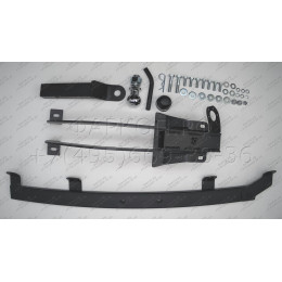 1230-EN ORIS Фаркоп на Шниву (Chevrolet Niva 2123) 4x4 под американский квадрат 2002-2020, Lada Niva 2020-2021, Lada Niva Travel 2021- без подрезки бампера. Тип шара: E. Нагрузки: 1500/75