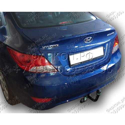 H219-A Лидер-плюс ТСУ для Hyundai Solaris седан 2010-2017 (необходима подрезка бампера), Kia Rio III седан 2011-2017 (необходима подрезка бампера), Kia Rio III хетчбек 2011-2017 (необходима подрезка бампера), Hyundai Solaris хетчбек 2010-2017 (без выреза 
