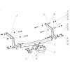1433-AN ORIS Фаркоп на Renault Sandero Stepway 2014-2022, Renault Logan Stepway 2019-2022. Необходима подрезка бампера. Тип шара: A. Нагрузки: 1100/75 кг, масса фаркопа 15,8 кг (без электрики в комплекте)