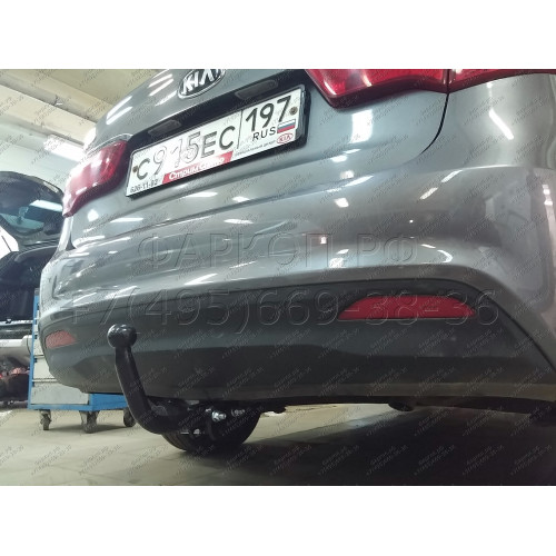 H219-A Лидер-плюс ТСУ для Hyundai Solaris седан 2010-2017 (необходима подрезка бампера), Kia Rio III седан 2011-2017 (необходима подрезка бампера), Kia Rio III хетчбек 2011-2017 (необходима подрезка бампера), Hyundai Solaris хетчбек 2010-2017 (без выреза 