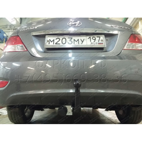 H219-A Лидер-плюс ТСУ для Hyundai Solaris седан 2010-2017 (необходима подрезка бампера), Kia Rio III седан 2011-2017 (необходима подрезка бампера), Kia Rio III хетчбек 2011-2017 (необходима подрезка бампера), Hyundai Solaris хетчбек 2010-2017 (без выреза 