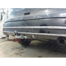 H074A GALIA Полностью оцинкованный фаркоп на Honda CR-V 2007-2012. Тип шара: A. Невидимый вырез бампера. Нагрузки: 2000/100 кг, масса фаркопа 16,52 кг