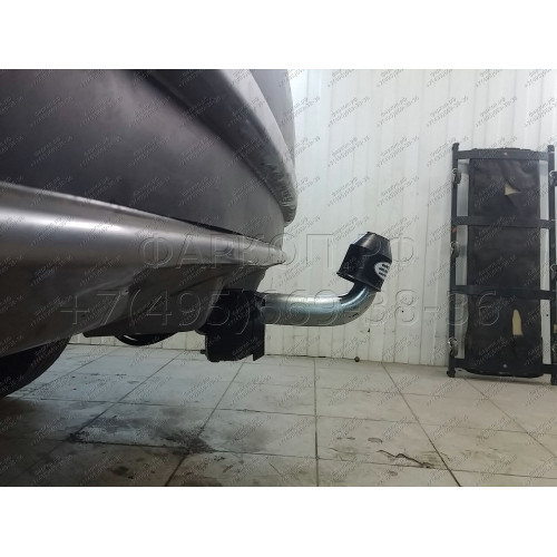 H074A GALIA Полностью оцинкованный фаркоп на Honda CR-V 2007-2012. Тип шара: A. Невидимый вырез бампера. Нагрузки: 2000/100 кг, масса фаркопа 16,52 кг